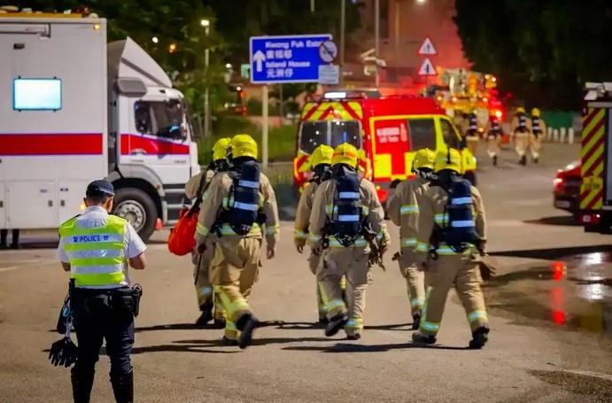 香港大埔火灾救援