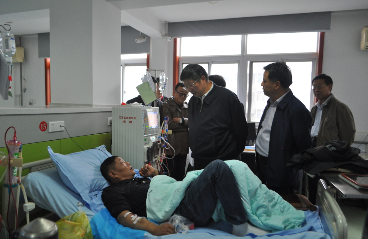 省慈善总会会长蒋宏坤来徐调研