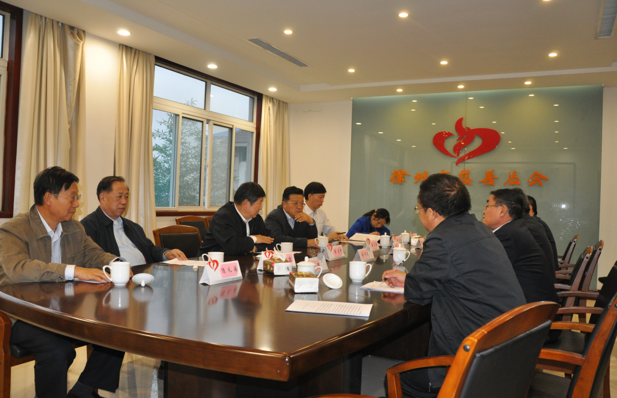 省慈善总会会长蒋宏坤来徐调研
