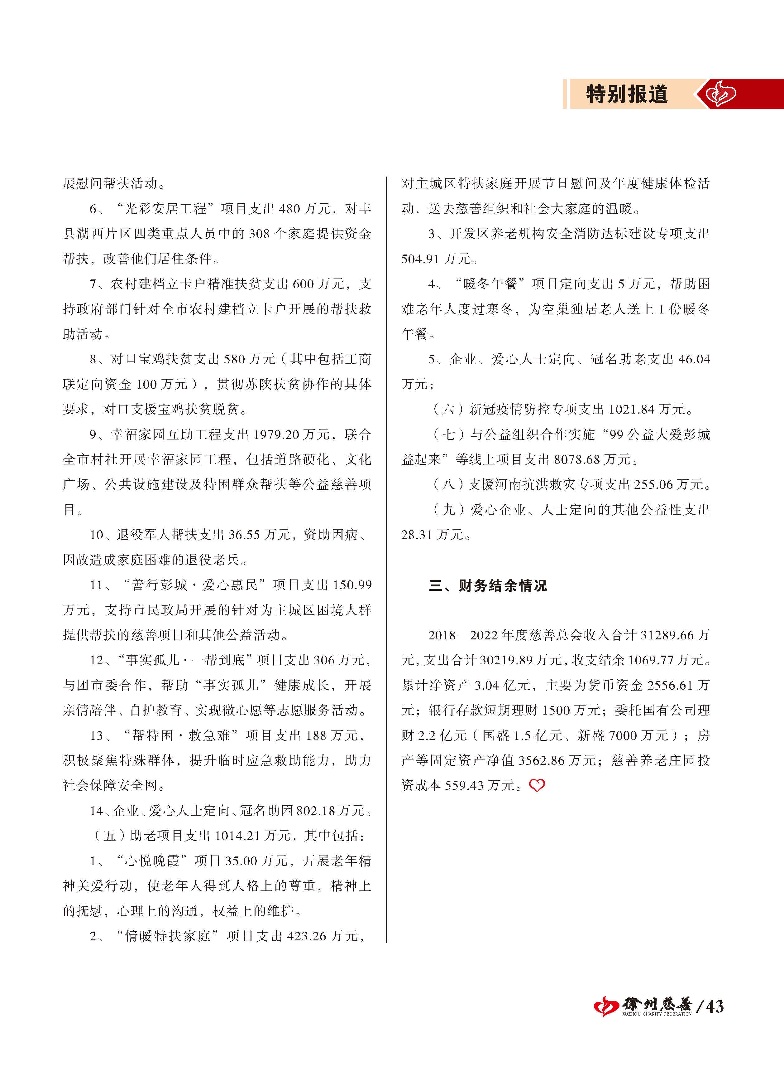徐州慈善总第21期第44页