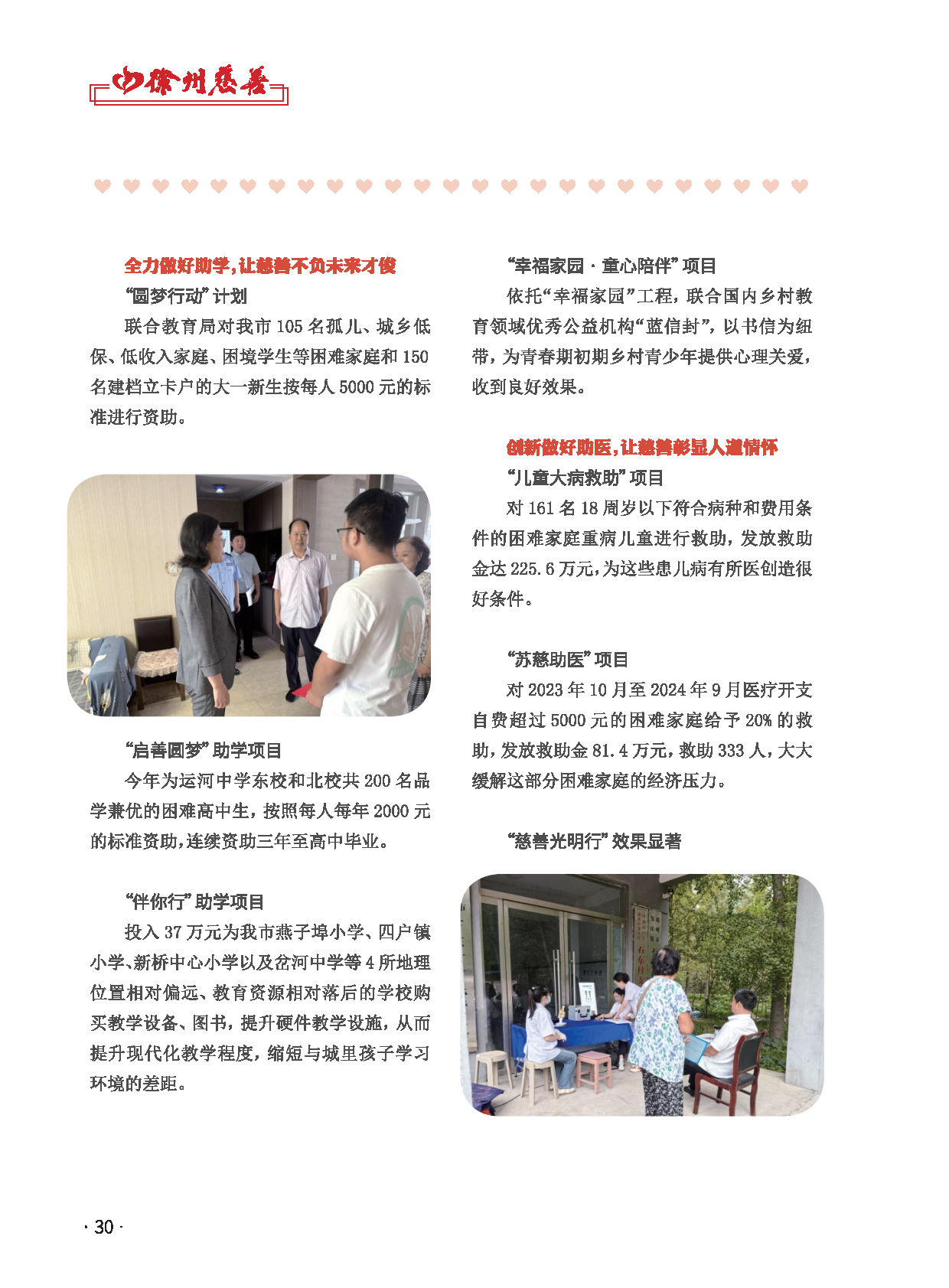 徐州慈善总第28期第32页
